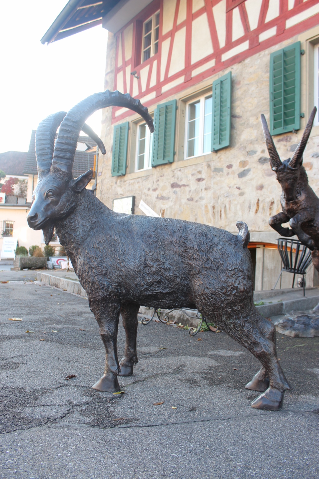Bronzeskulptur Steinbock / verkauft