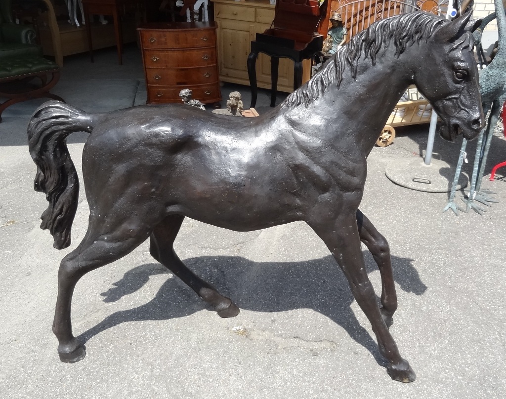 Bronzefigur Pferd